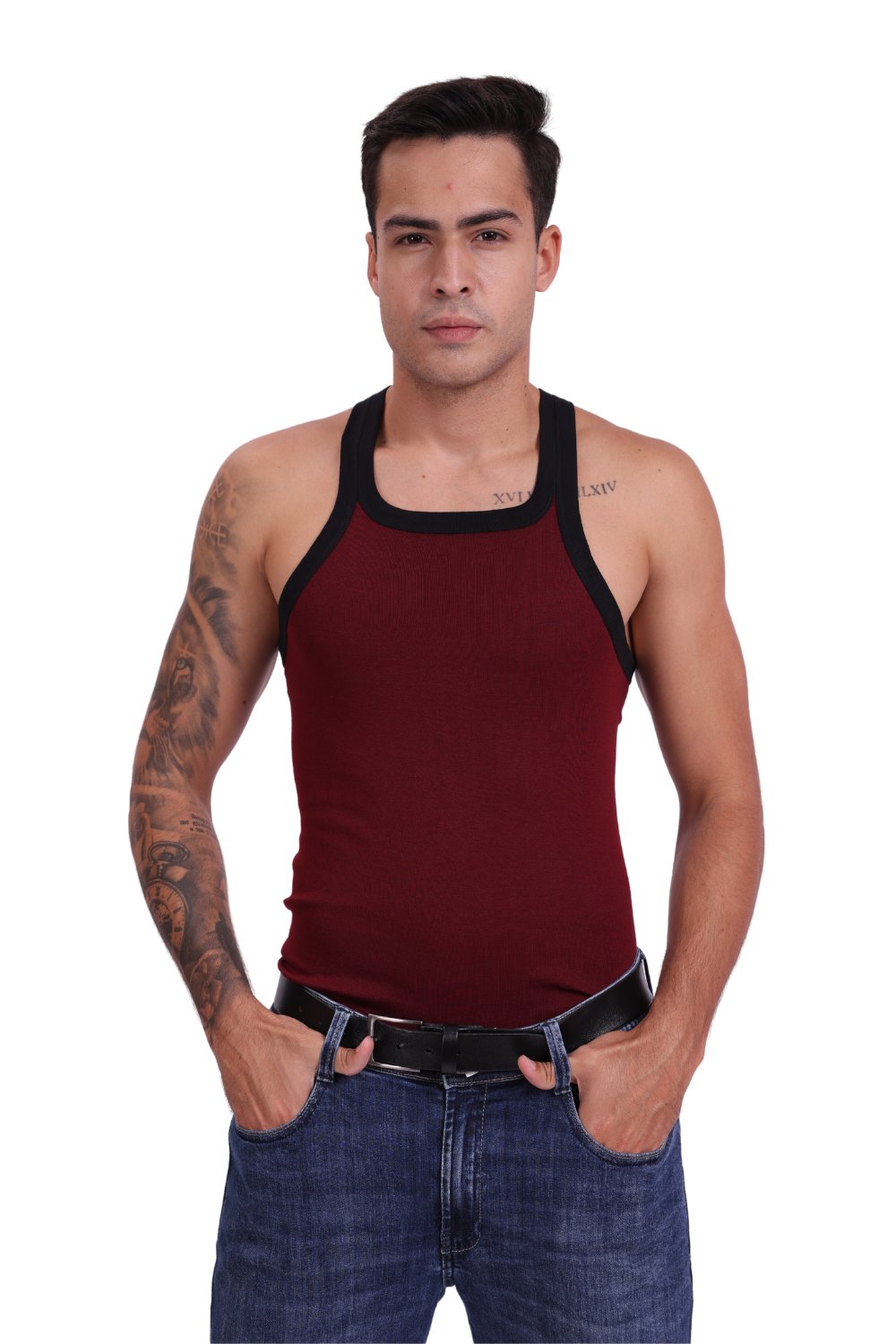 Eleva Gym Vest - Maroon Eleva Gym Vest - Maroon/ puja
